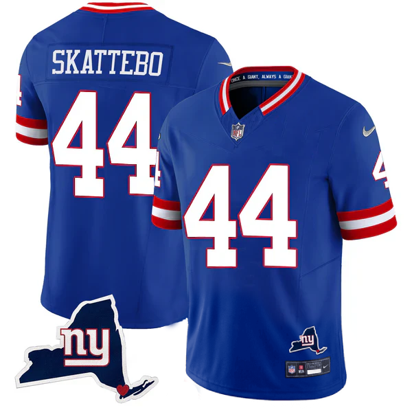 Cameron Skattebo #44 NYG Jersey - All Stitched-DTD