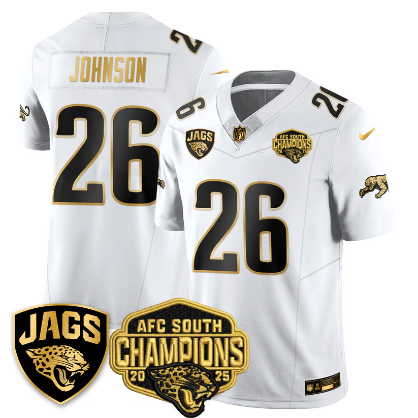DET AFC South Division Champions Vapor Limited Throwback Jersey - All Stitched-DTD