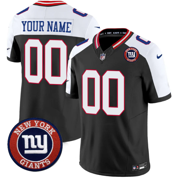 Custom NYG Limited Jersey - All Stitched-DTD