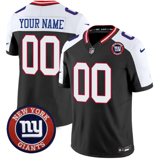 Custom NYG Limited Jersey - All Stitched-DTD