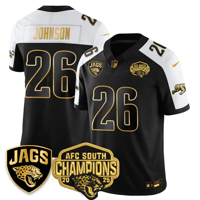 DET AFC South Division Champions Vapor Limited Throwback Jersey - All Stitched-DTD