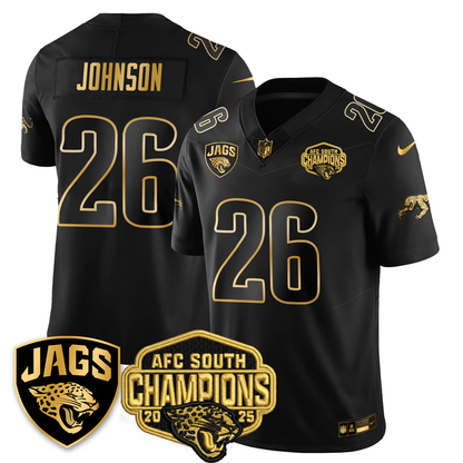 DET AFC South Division Champions Vapor Limited Throwback Jersey - All Stitched-DTD