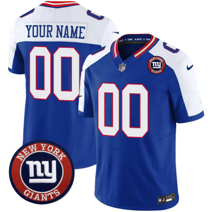 Custom NYG Limited Jersey - All Stitched-DTD