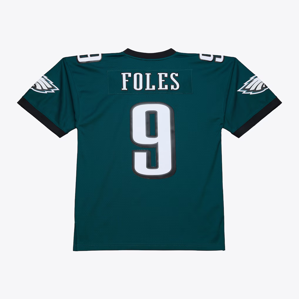PHI Kelly Green Nick Foles 2017 Midnight Green Legacy Jersey - All Stitched-DTD