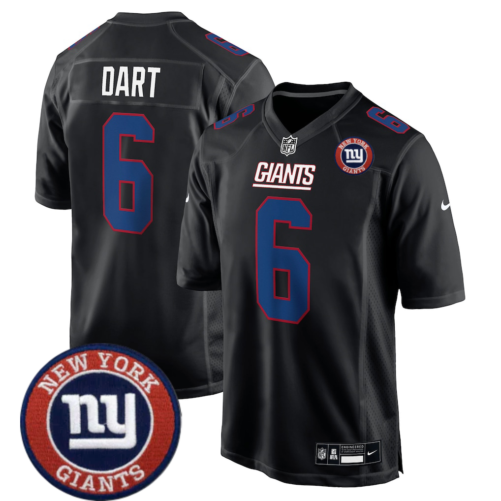 Jaxson Dart #6 NYG Jersey - All Stitched N1-DTD
