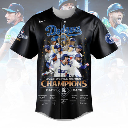 Dodgers  2025 World Series Champions Jersey - Printed-DTD
