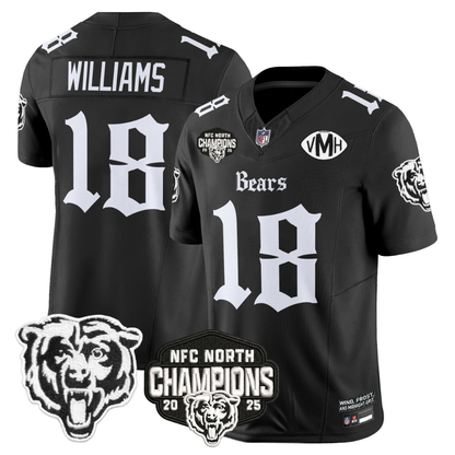 CHI 'Gothic Midway Legacy' NFC North Champions Patch Vapor Limited Jersey - All Stitched-DTD