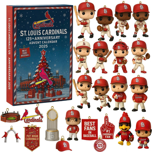 St Louis Cardinals Advent Calendar 2025 125TH ANNIVERSARY-DTD